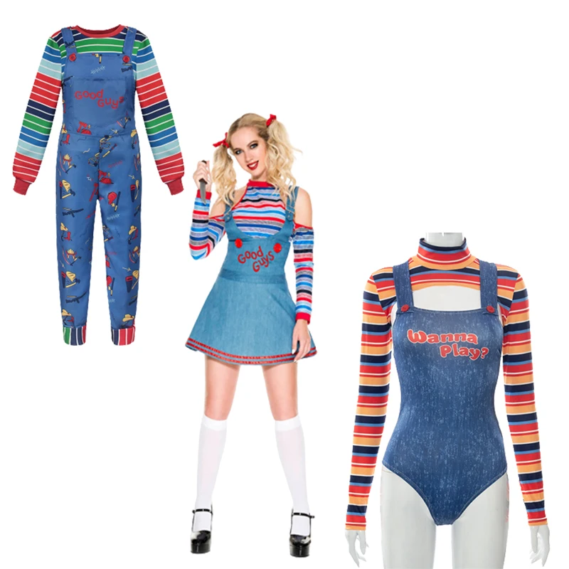 2025 Chucky Cosplay Costume Sh - Party Games For Adults And Kids ulasan dan harga