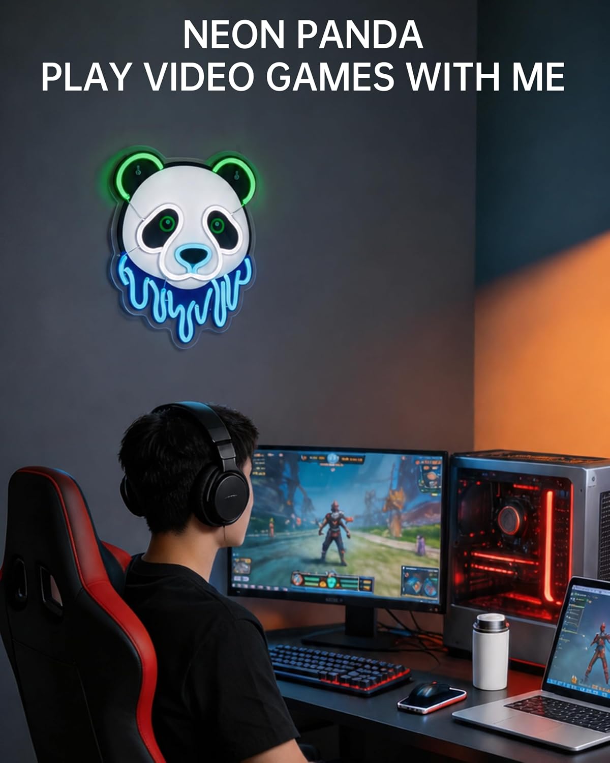 Panda LED Neon Sign USB Neon L - Zoo Party Games ulasan dan harga